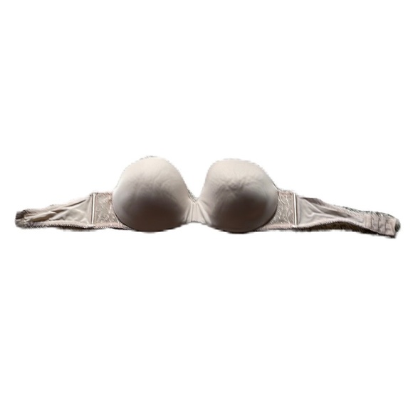 Vanity Fair Women's Gel Touch Padded Strapless Push Up Bra 36C beige - Picture 1 of 5